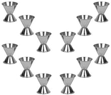 Measured Alcohol Jiggers 1/2 and 1 oz Size, Barware Set of 1, 2, 6, or 12 Pieces