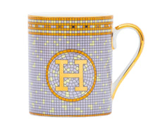 Coffee Mugs Set of 2 - Bone China Mugs with Mosaic Pattern Fancy Mugs for Coffee, Tea, or Drinking 10 Oz for Daily use, a Gift or all Occasions