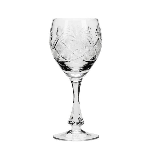 Set of 6 Vintage Cut Crystal Liquor Glasses 2 oz