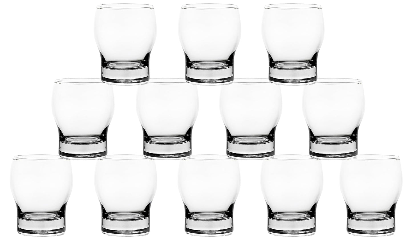 Rocks Glasses 13 Ounce, Heavy Base DOF Glassware - Elegant Old Fashioned Drinkware for Whiskey, Cocktails, Cognac, Vodka - Gifts for Him or Her
