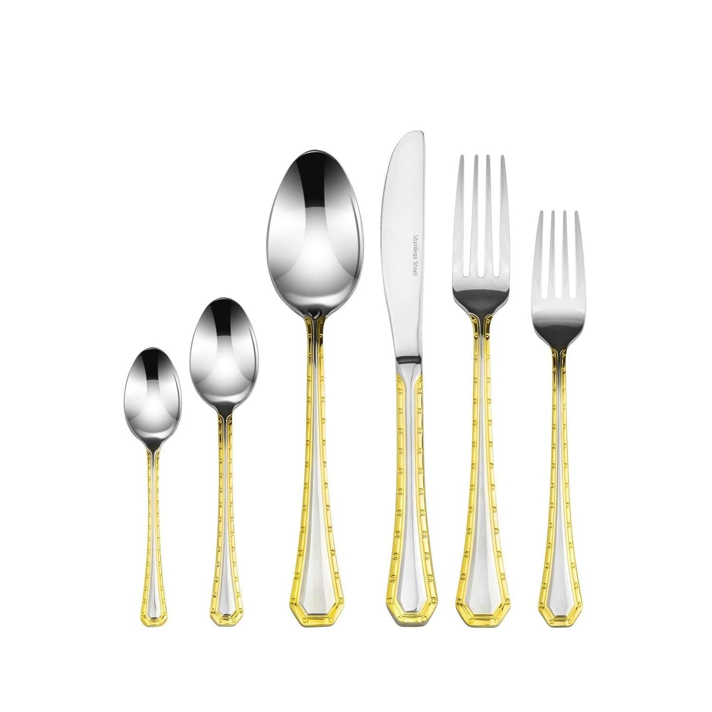 Flatware set stainless steel