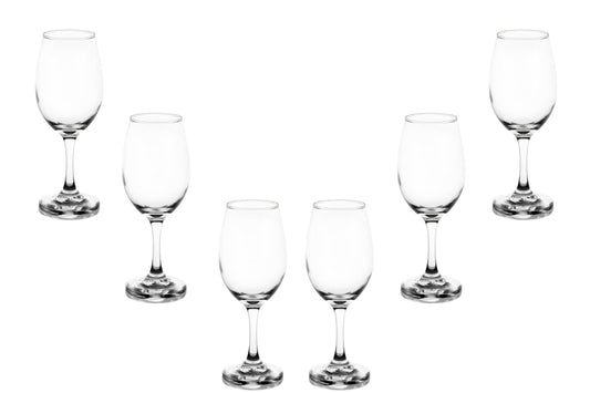 Wine Glasses – 12.5 Ounce Crystal Clear Stemmed Goblets for Red Wine, Cocktails, Champagne, Water – Elegant Drinking Glassware for Any Occasion