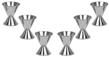 Measured Alcohol Jiggers 3/4 and 1 1/2 Size, Barware Set of 1, 2, 6, or 12 Pieces