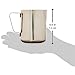 Frothing Milk Pitcher, Stainless Steel, Mirror Finish, Barware 20 oz Set of 1, 2, 6, or 12
