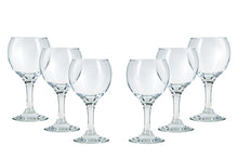 Misket Wine Glass Set of 6, Clear Wine Goblets