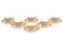 Tea set cups saucers