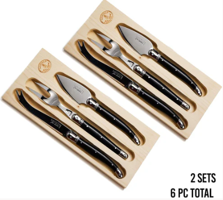 Laguiole Hand Made French 3pc Parmesan Cheese Set, Vintage