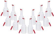 2 Quart Storer and Pourer White Bottle for Alcohol or Juice With Multiple Accent Color Choices Set of 1, 2, or 12 Pieces