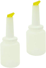 2 Quart Storer and Pourer White Bottle for Alcohol or Juice With Multiple Accent Color Choices Set of 1, 2, or 12 Pieces