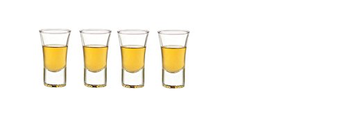 SET of 4-pc Luminarc 'Shooter Lord' 1 Oz Crystal-Clear Shot Glasses, Whiskey