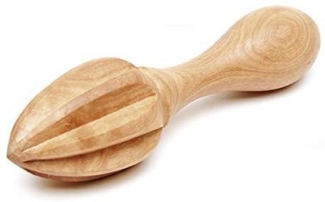 (D) Lemon Squeezer Juicer for Citrus Wooden Lemon Press Vintage French (2 PC)