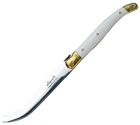 (D) Cheese Knife Laguiole French Hand Made Vintage with Ivory Handle (12 PC)