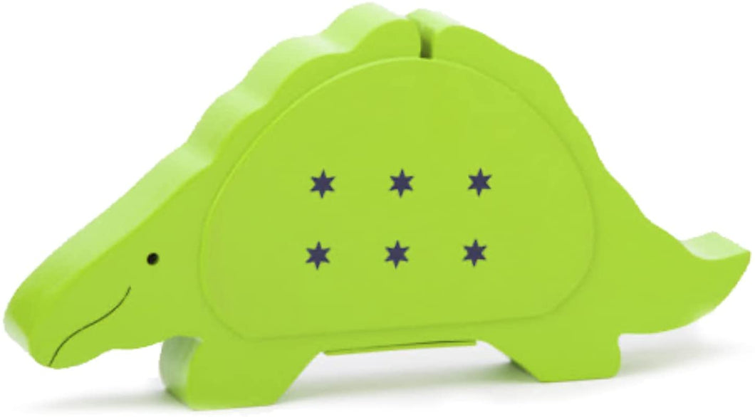 (D) Judaica Tzedakah Boxes Theo Saurus Green Green Piggy Bank For Children