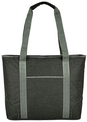 (D) Extra Large Insulated Cooler Tote, Picnic Backpack Gray Charcoal