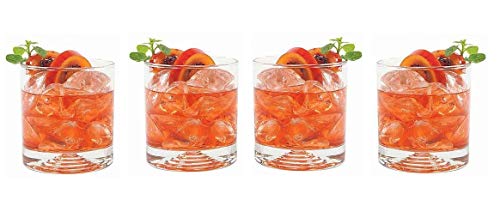 SET of 4-pc Luminarc 'Malaga' 9 Oz Crystal-Clear Rocks Glasses, Scotch Goblets