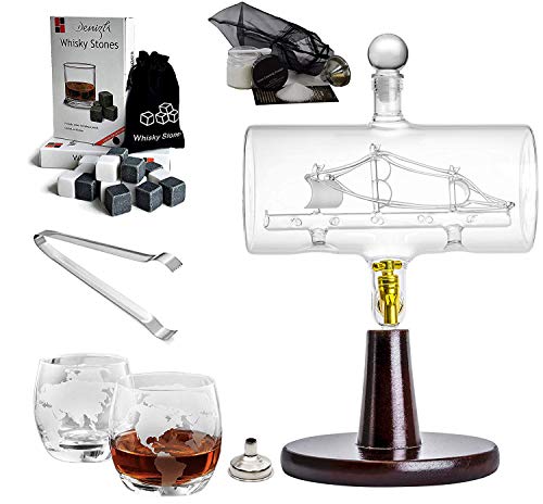 Handmade Whisky Liquor Dispenser Decanter Mega Set