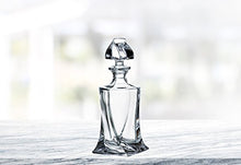 (D) Bohemian Crystal "Quadro" Whiskey Decanter 17 Oz, Lead Free
