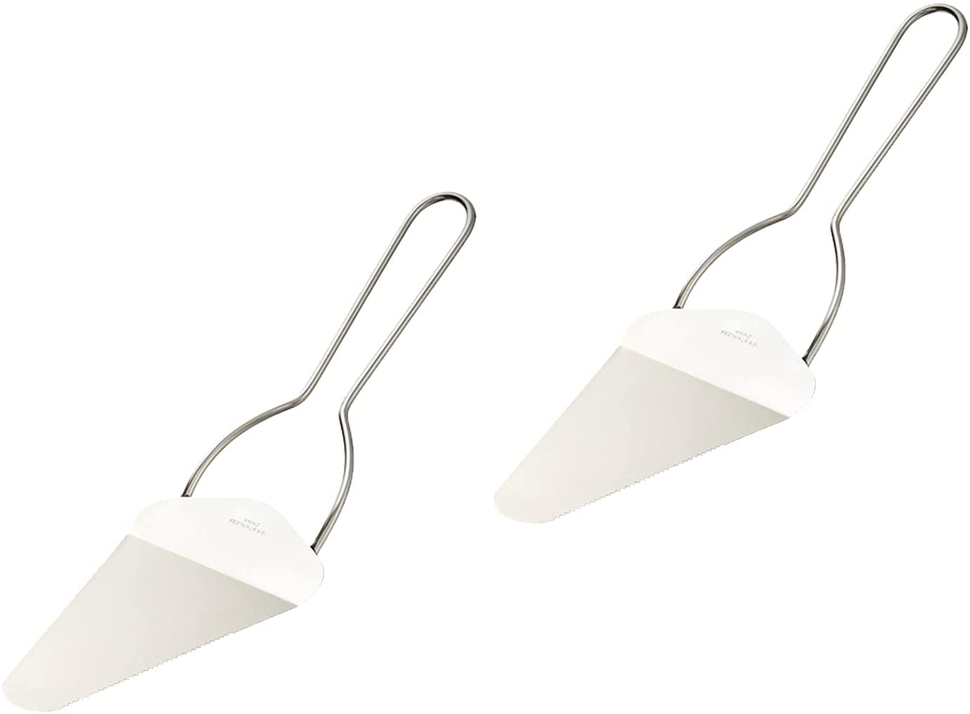 Ateco 1350 Stainless Steel Pie Spatula for Removing Brownies, Cakes (2 PC, 12x3.2)