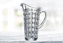 (D) Bohemian Crystal"Diamond" 7-pc Pitcher Water Set, Lead Free