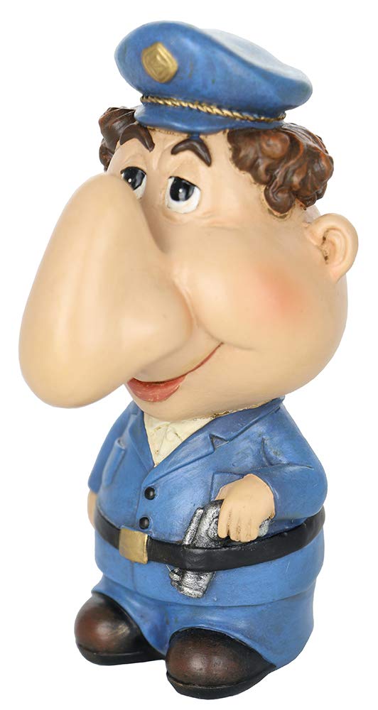 (D) Eyeglass Holder Display Stand for Men, Policeman, 4.5 Inches, Gift for Man