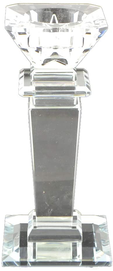 (D) Crystal Candle Holder for Candlesticks Table Centerpiece Decor (7'')