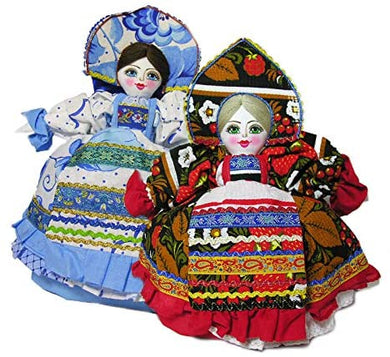 (D) Russian Souvenirs Traditional Tea Pot Cover Doll Hand Made Gift