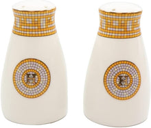 Royalty Porcelain 58-pc 'Mosaic' Dinner Set, Luxury Bone China 24K Gold
