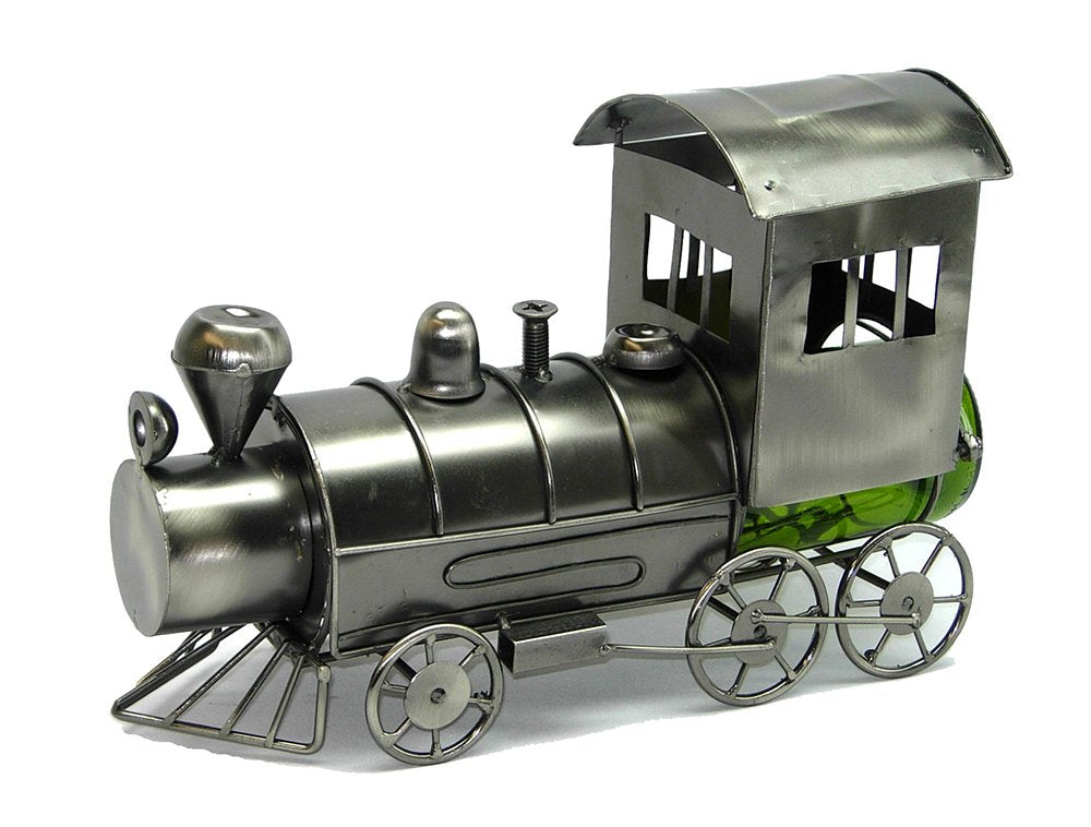 (D) Wine Bottle Holder, Old Style Train, Bar Counter Decoration