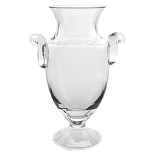 (D) Centerpiece 'Champion' Trophy Crystal Flower Vase 14" H