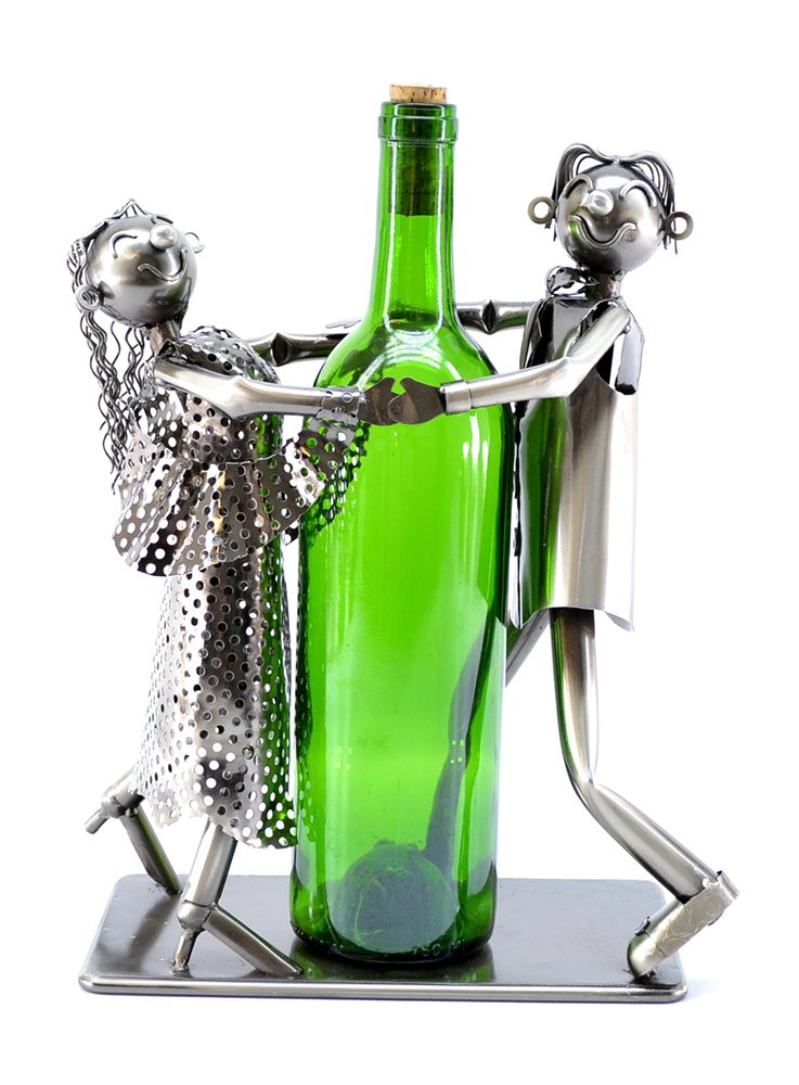 (D) Wine Bottle Holder, Tango Dancers, Bar Counter Decoration