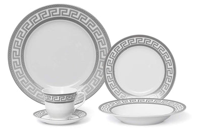 Royalty Porcelain 5-pc Famous Vintage Platinum