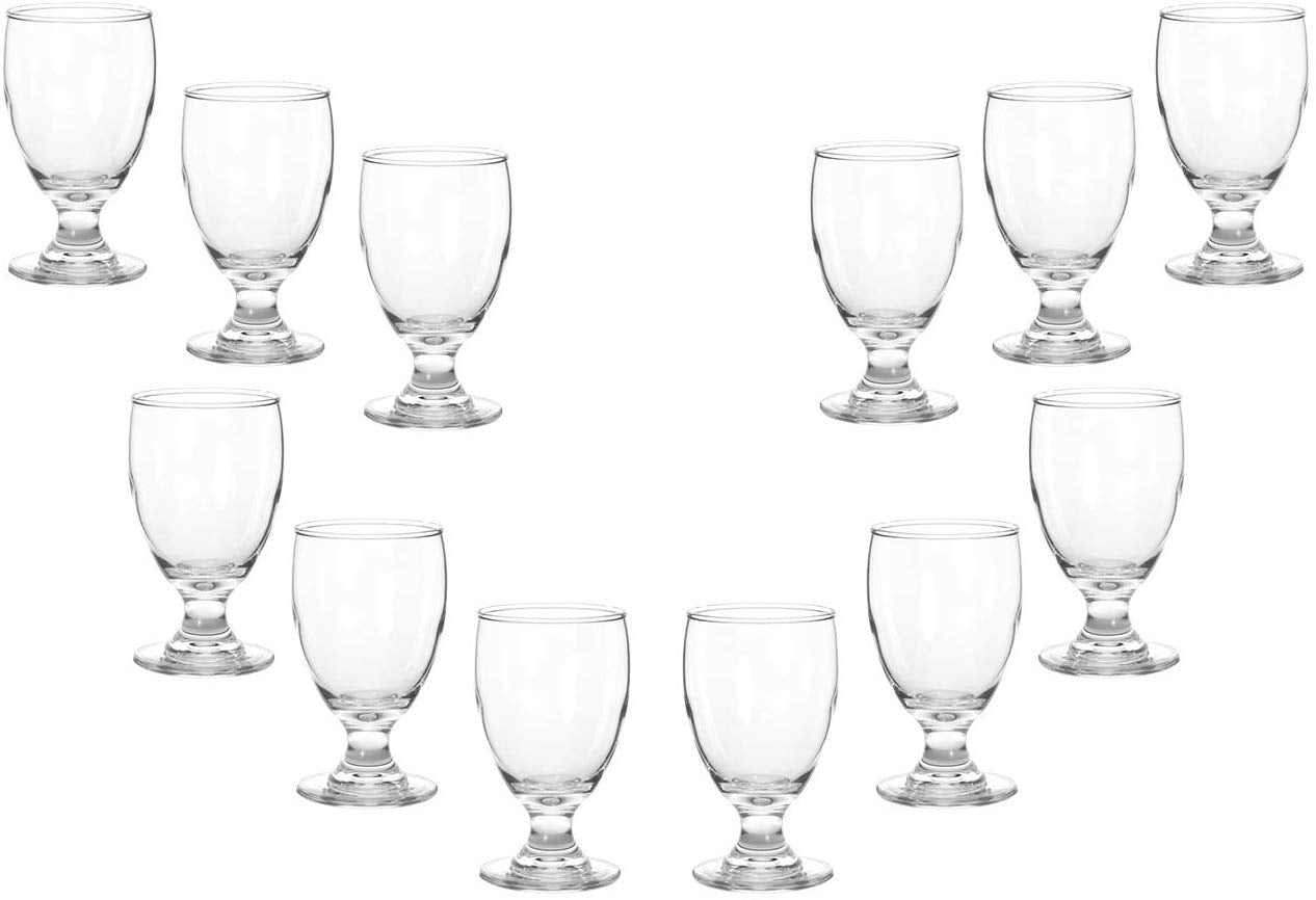 Provenza Multi-Purpose Glasses 10.5 Oz, Modern Water Goblets Set of (12)