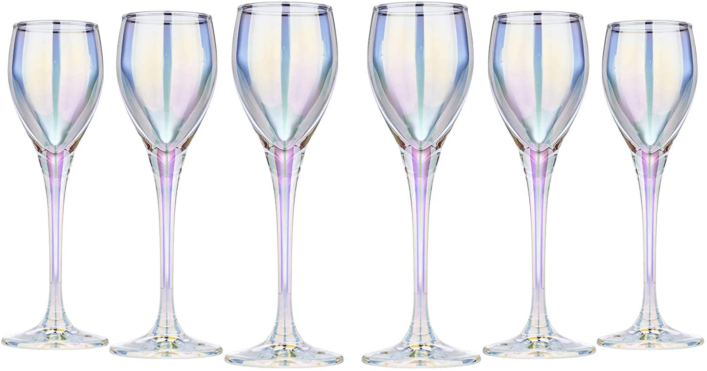 Liquer Glasses 'Liac' 1,75 Oz, Crystal Glassware Set of 6
