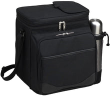 (D) 2-Person Picnic Backpack Bag, Equipped Cooler with Coffee Service