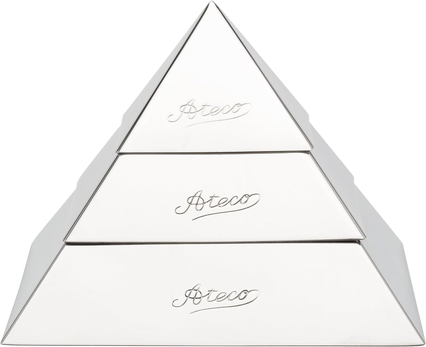 Ateco Stainless Steel Large Pyramid Mold, 4.75 by 3.25-Inches High