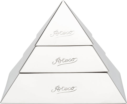 Ateco Stainless Steel Large Pyramid Mold, 4.75 by 3.25-Inches High