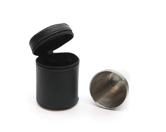 Denizli Stainless Steel 3-oz Travel Cup, Tumbler (Travel Set of 4 SS Cups)