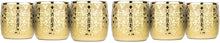 Gold Tumblers Rock Glassware ' Liberty' Set 6-pc, Water Glasses