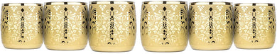 Gold Tumblers Rock Glassware ' Liberty' Set 6-pc, Water Glasses