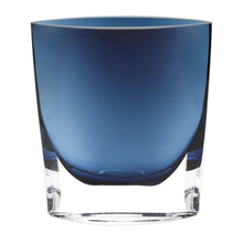 (D) Centerpiece 'Samantha' Midnight Blue Crystal Flower Vase