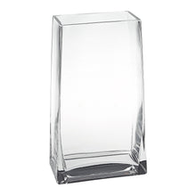 (D) Centerpiece 'Daydream' Flower Vase 7" H, Premium Quality Crystal Glass