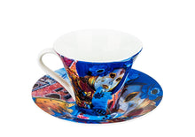 Carmani Painters Tea or Coffee Cup, "Venice Mask" Alex Levin (Venice Mask 8 Oz)