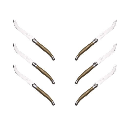 Laguiole Stainless Steel Cheese Knife Set for Charcuterie Board