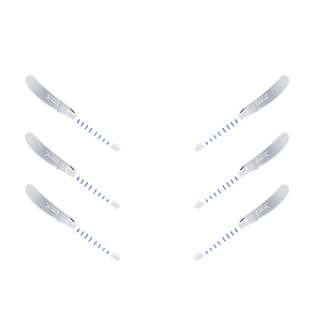 (D) Cheese Knives Butter Spreader Stainless Steel Knife Set Laguiole (6, Mariniere)