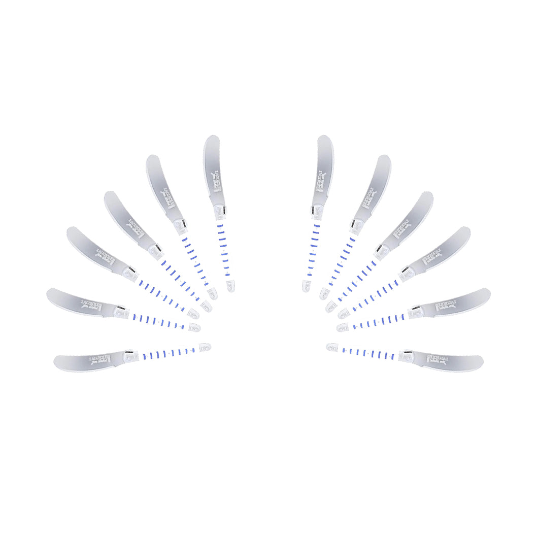 (D) Cheese Knives Butter Spreader Stainless Steel Knife Set Laguiole (12, Mariniere)