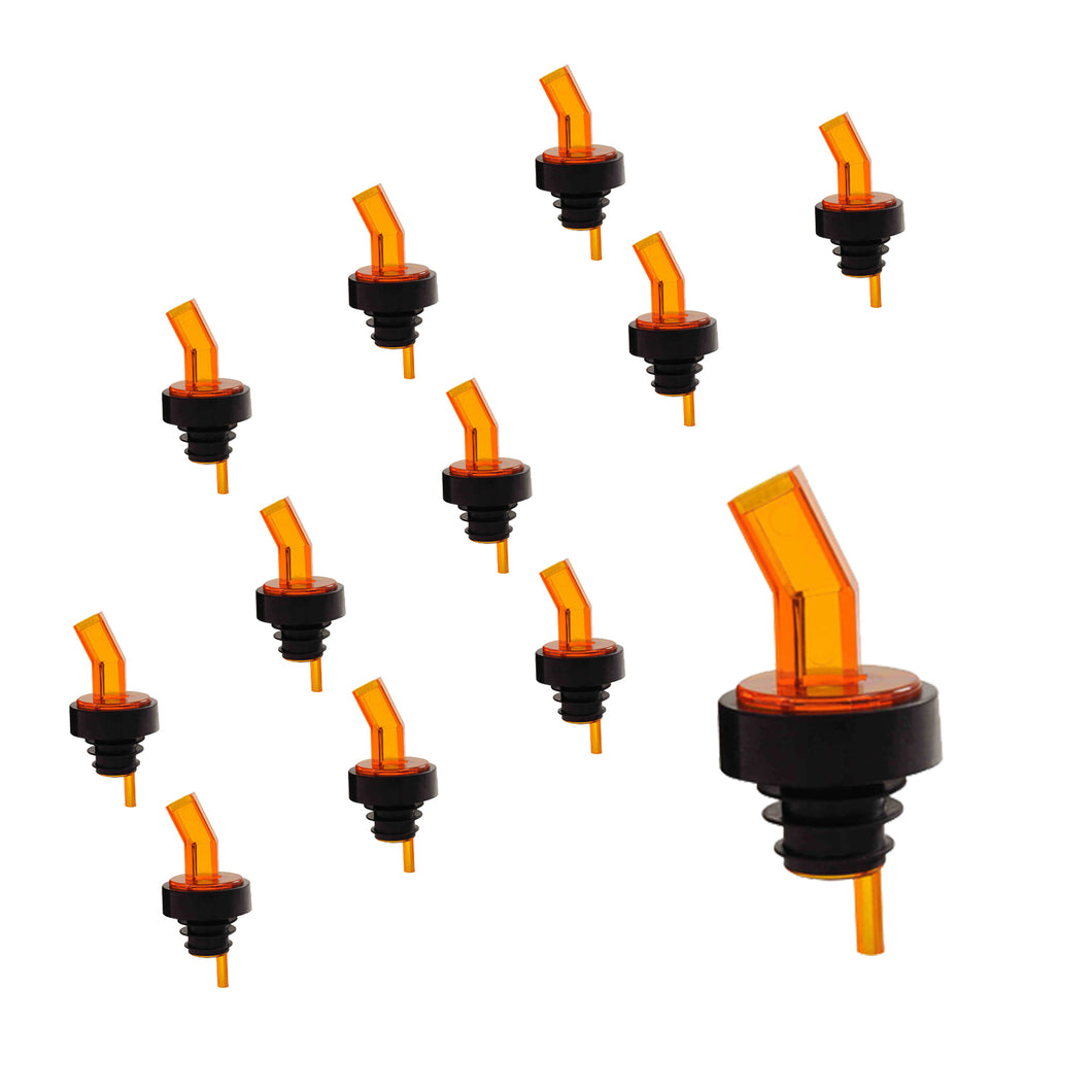 Bottle Pourer with Screen, Multicolor, Barware 12 Pieces For Alcohol, Liquor, Juices, Etc