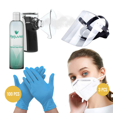 Anti Bacterial Safety & Face Protection Kit #8
