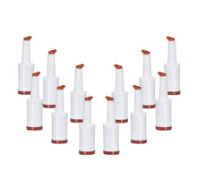 1 Quart Storer and Pourer White Bottle for Alcohol or Juice With Multiple Accent Color Choices Set of 1, 2, or 12 Pieces