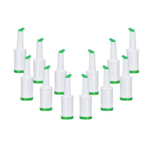 1 Quart Storer and Pourer White Bottle for Alcohol or Juice With Multiple Accent Color Choices Set of 1, 2, or 12 Pieces
