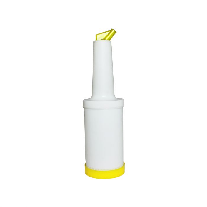 1 Quart Storer and Pourer White Bottle for Alcohol or Juice With Multiple Accent Color Choices Set of 1, 2, or 12 Pieces